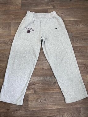 Vintage Y2K Nike Gray Caravel Basketball Sweatpants/A435